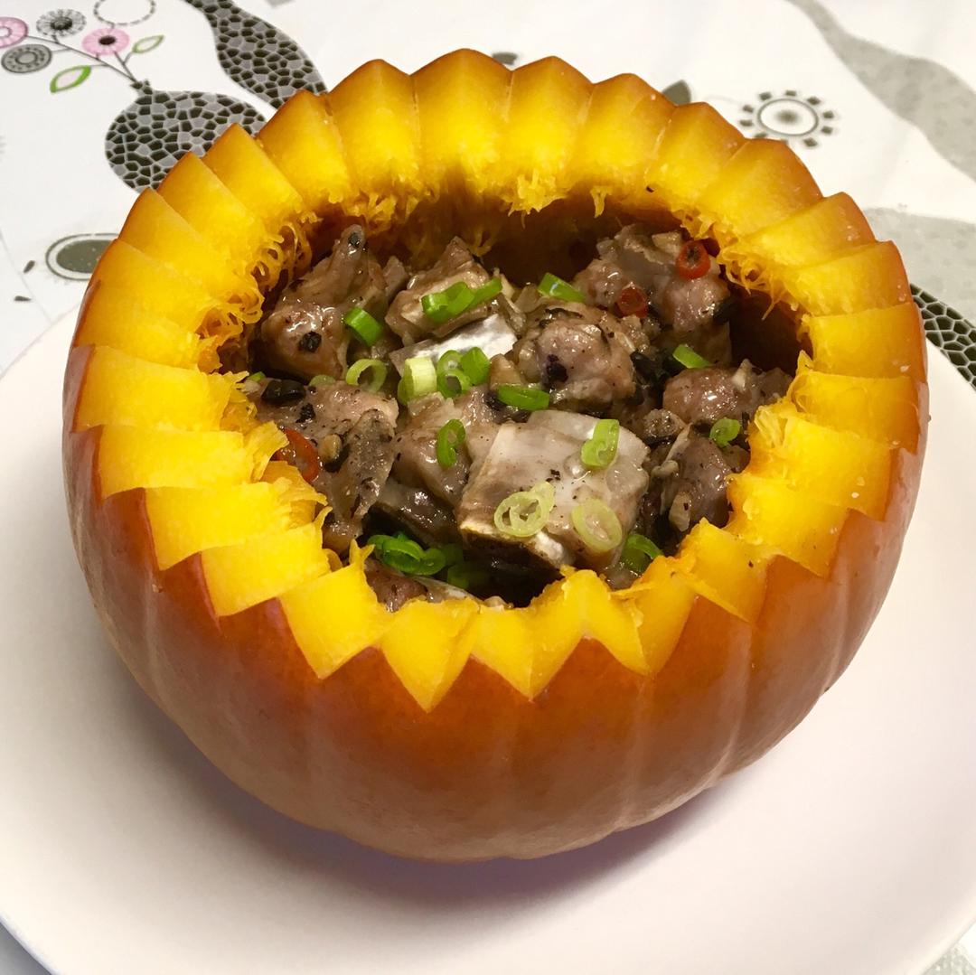 排骨南瓜盅