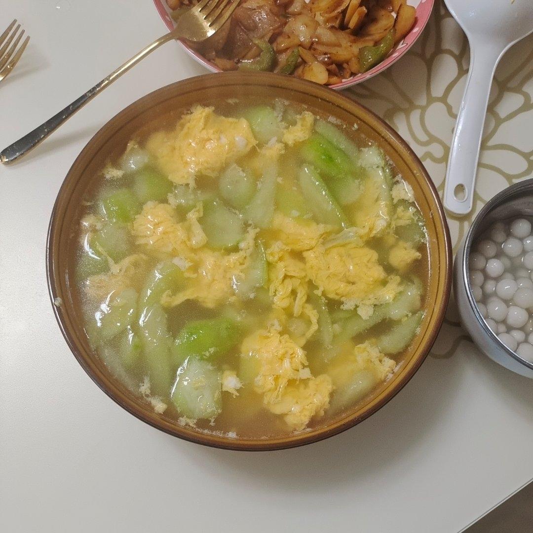 丝瓜鸡蛋汤