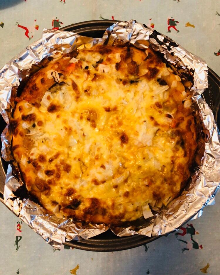 不用酵母的披萨底 No Yeast Pizza Dough