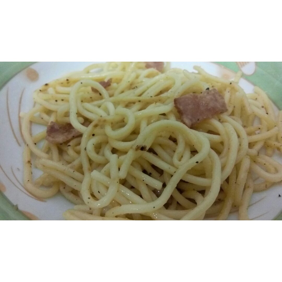 奶油培根意大利面（spaghetti）