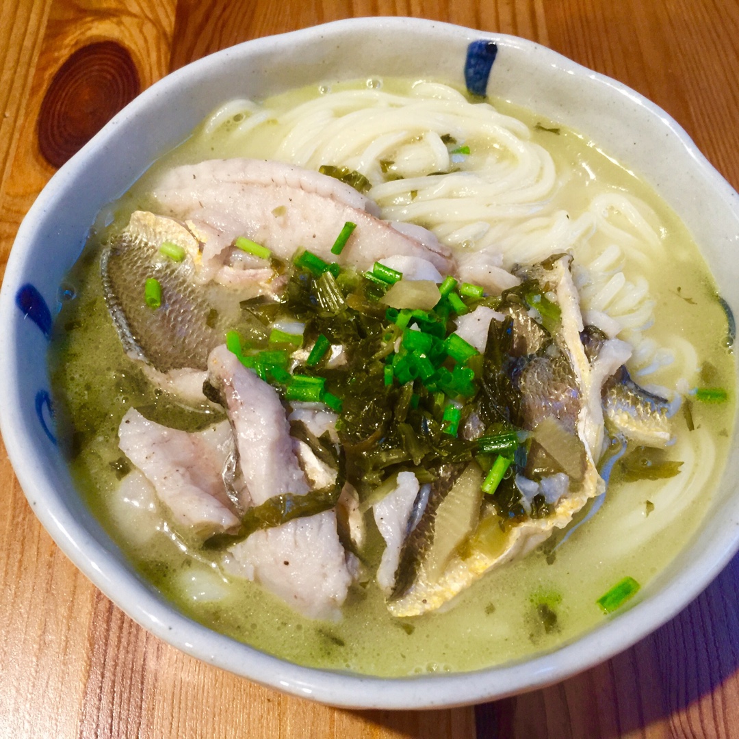 gemola5656做的雪菜黄鱼面