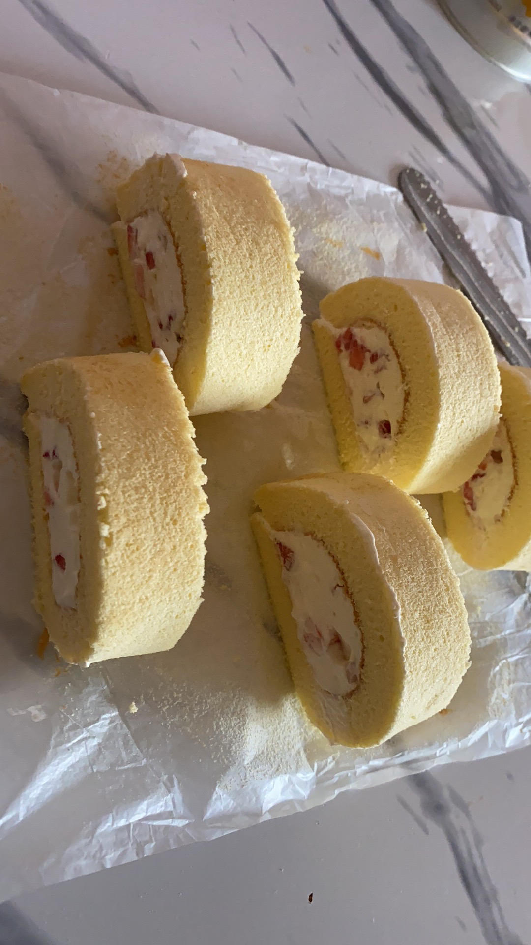 原味基础蛋糕卷(小五卷)