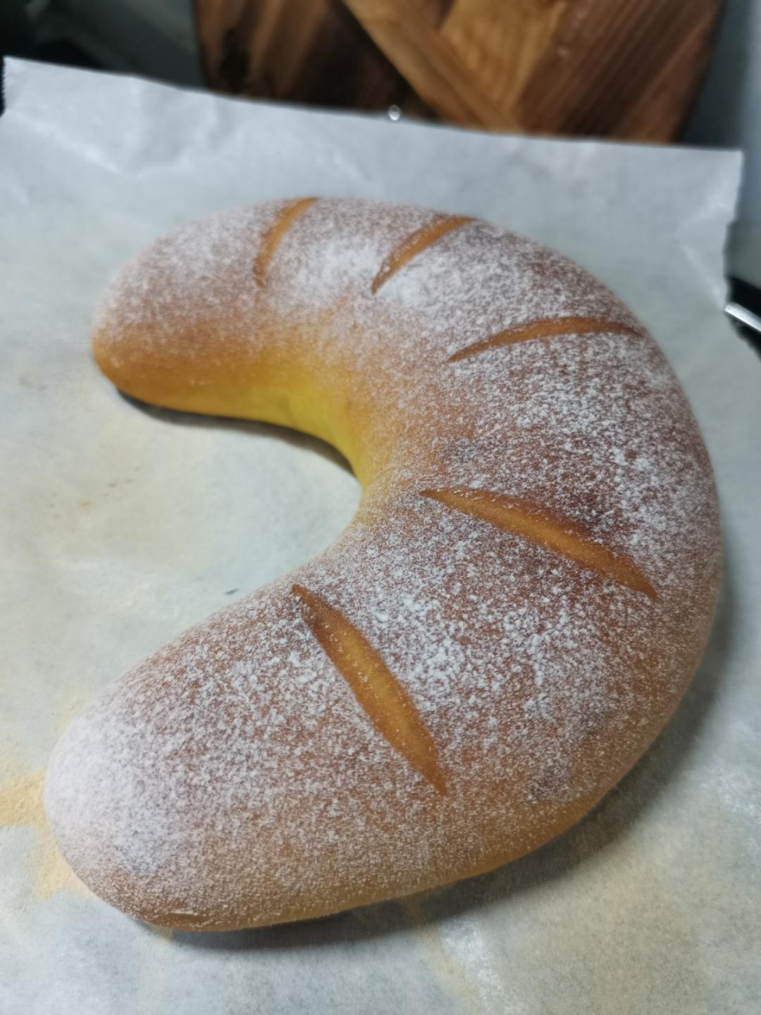 好吃到疯的南瓜奶酪软欧包