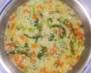 蔬菜小米粥（宝宝可食）的做法 步骤3