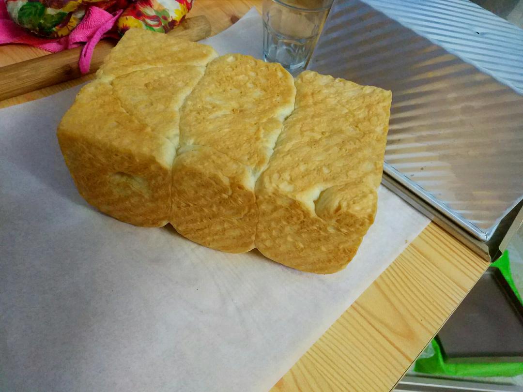 夺命软吐司(๑´ڡ`๑)超软拉丝极速方便的一次发酵吐司