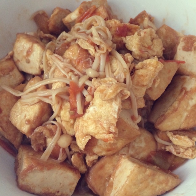 西红柿烧豆腐