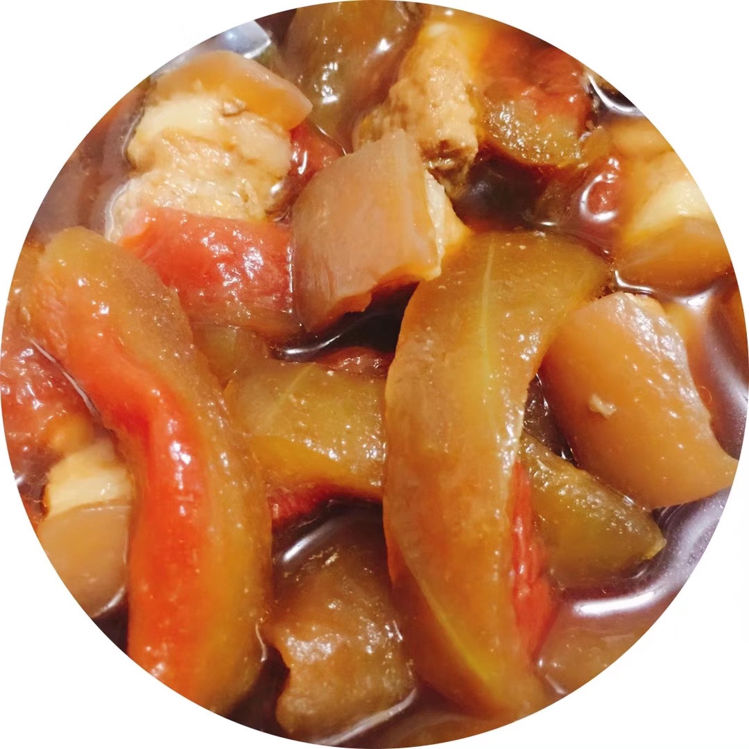 不爱西瓜🍉只爱西瓜皮系列之砂锅西瓜煮三层肉（超级下饭）的做法