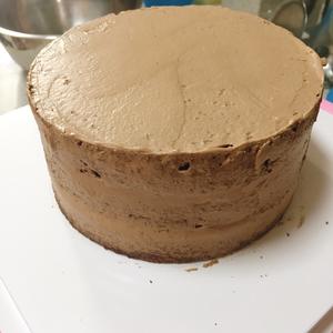 6寸巧克力甘纳许生日蛋糕的做法 步骤1