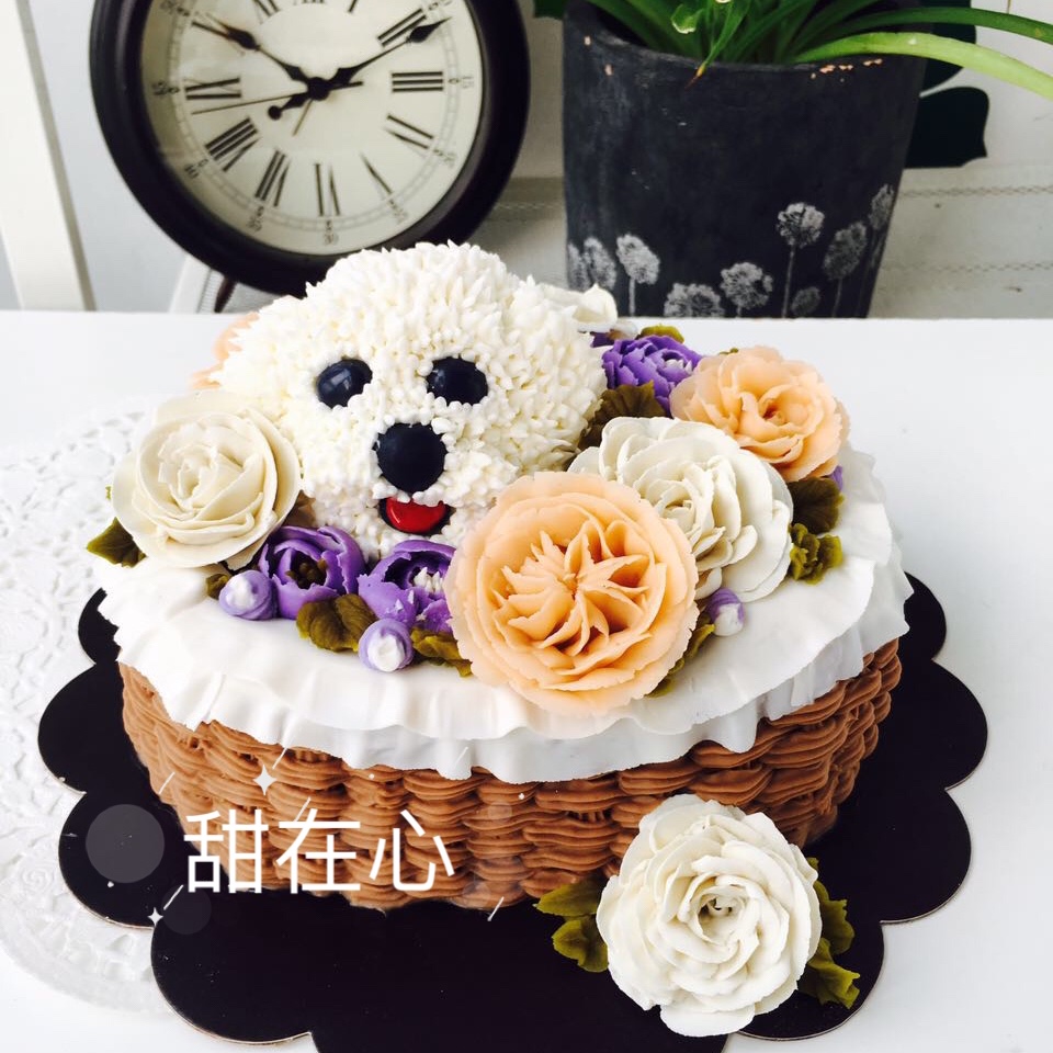 小麦子自创韩式裱花奶酪霜