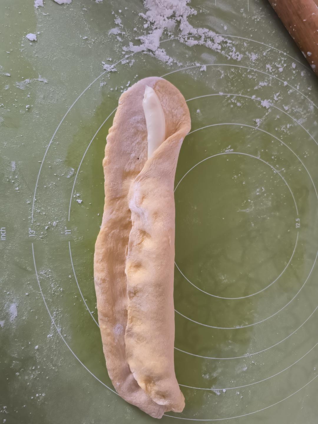 好吃到疯的南瓜奶酪软欧包