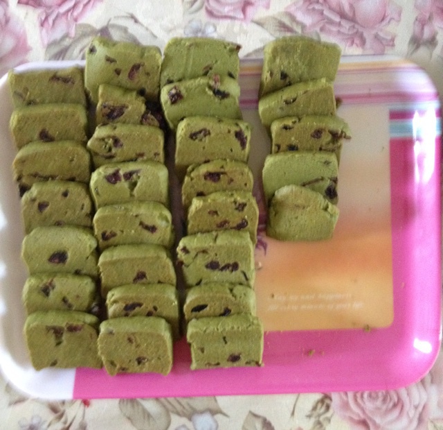 抹茶蔓越莓饼干