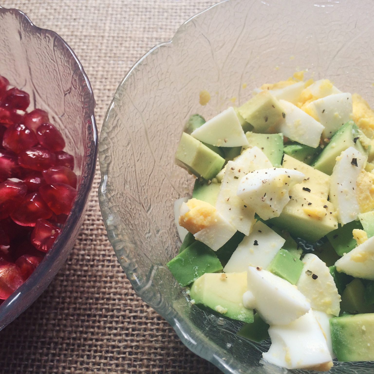 早餐之牛油果鸡蛋沙拉