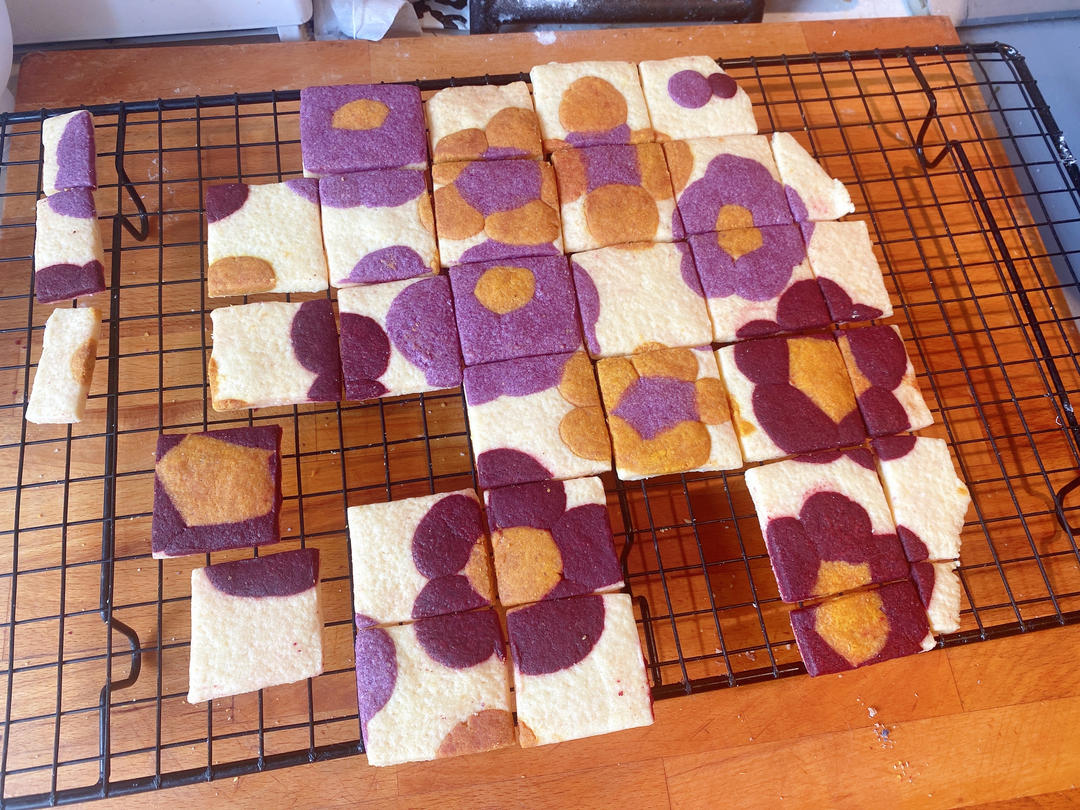 免打发❗️超简单春天花花黄油饼干｜免模具