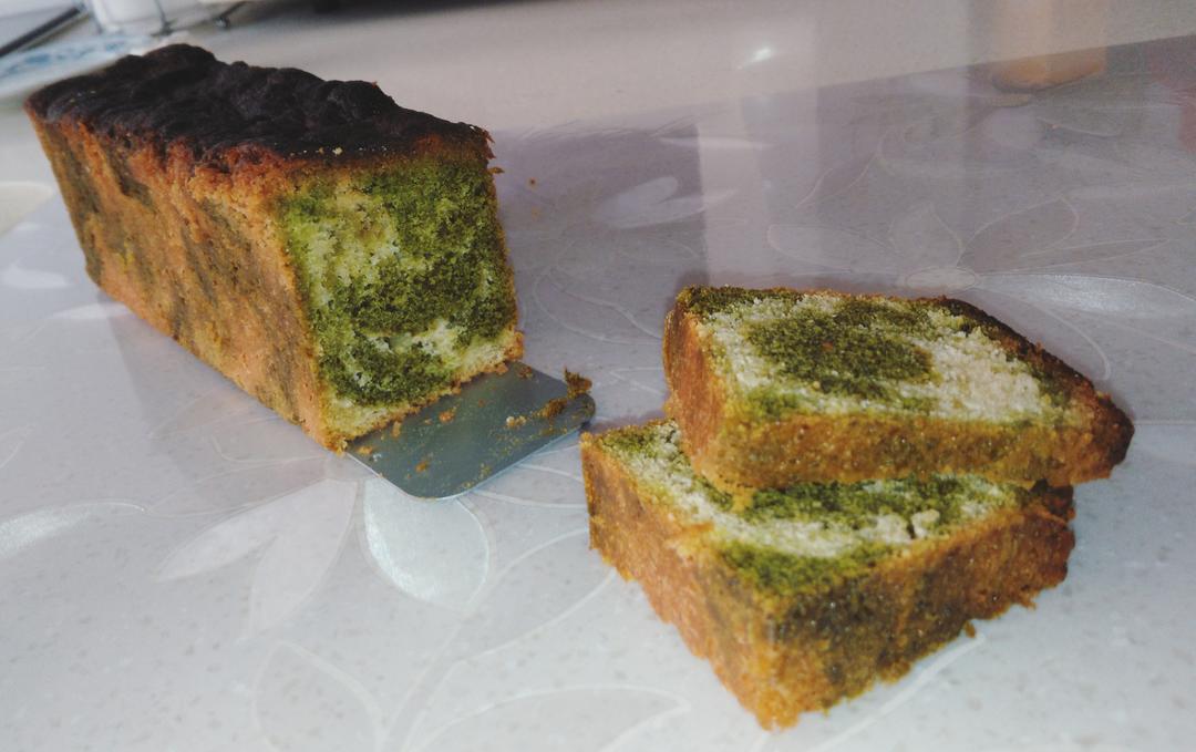 抹茶大理石磅蛋糕