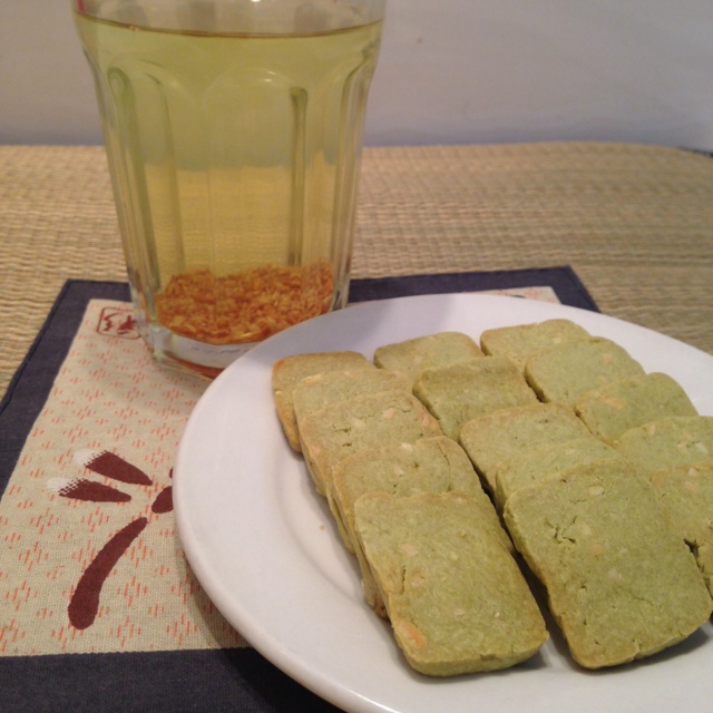 抹茶杏仁饼干
