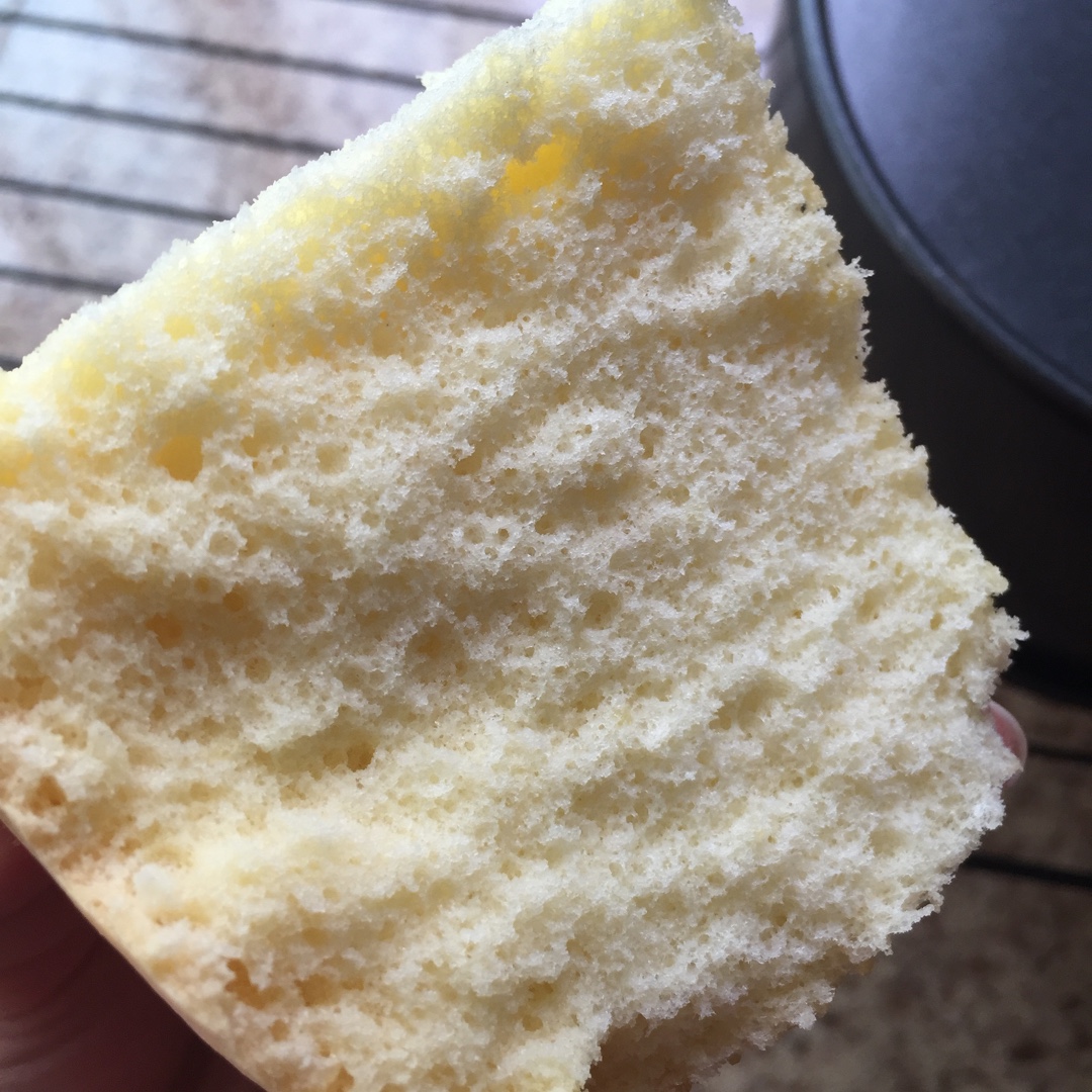 6寸原味戚风蛋糕