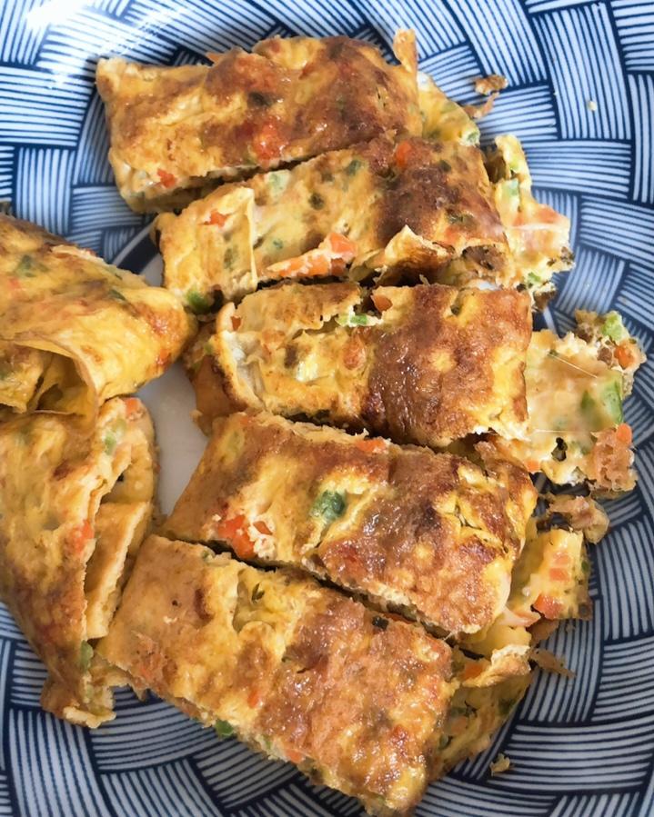 奶酪肉松厚蛋烧 宝宝辅食食谱