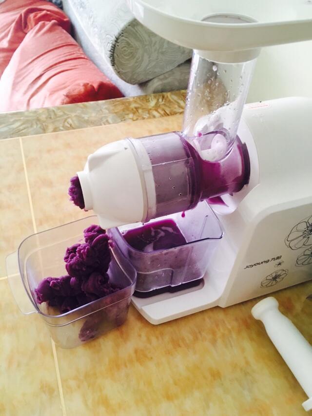 简易版紫薯冰皮月饼的做法 步骤2
