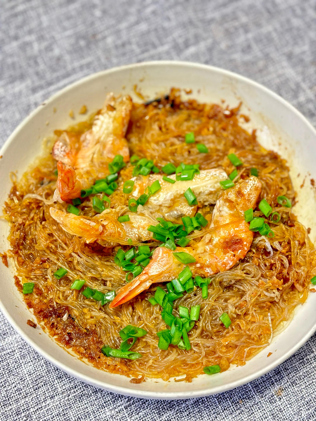 蒜蓉粉丝虾煲的做法