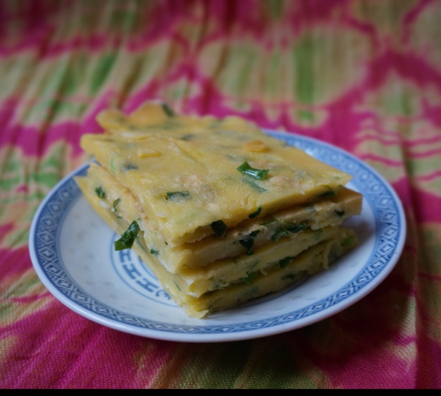 韭菜鸡蛋饼