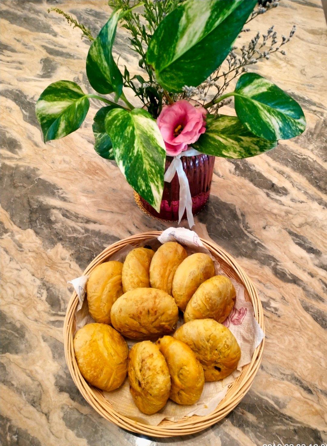 不炒陷的绿豆/红豆酥饼