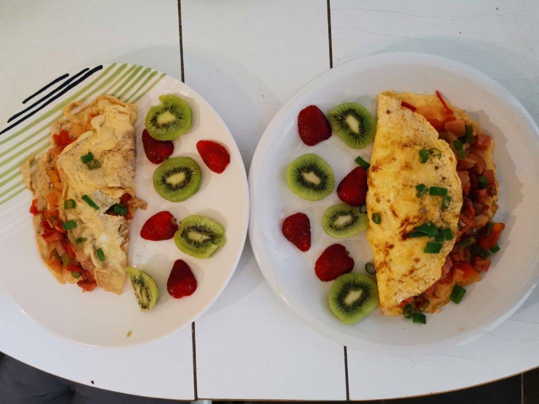 三文鱼欧姆蛋omelette