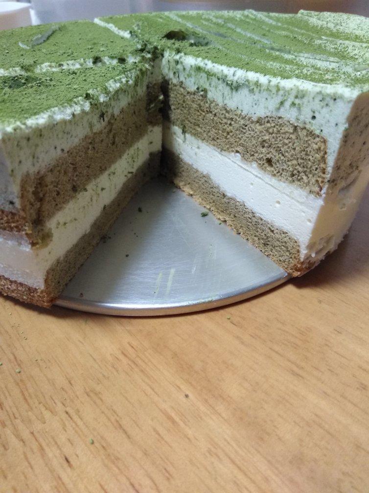 抹茶双享慕斯