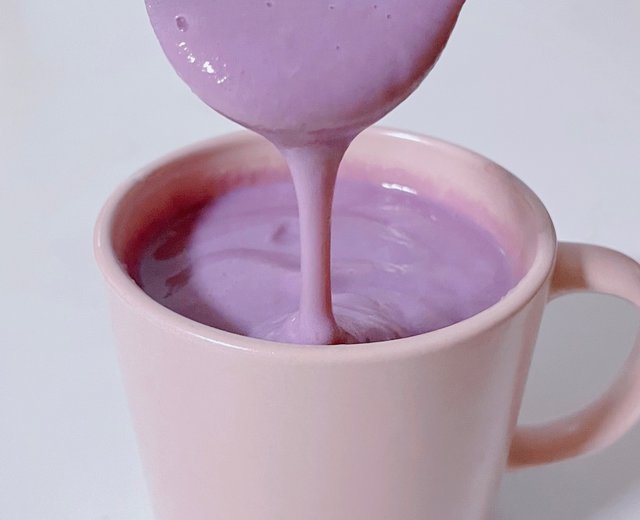 紫薯牛奶羹