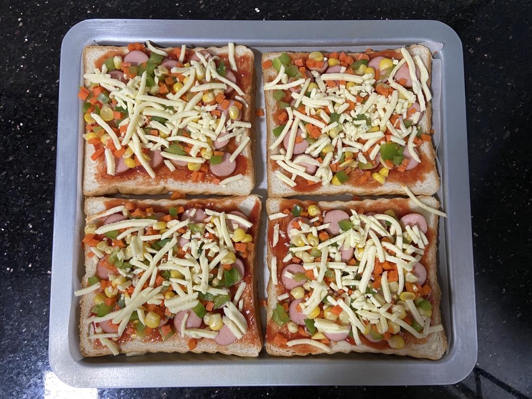 一人份吐司披萨【最好吃的披萨·快手营养早餐】