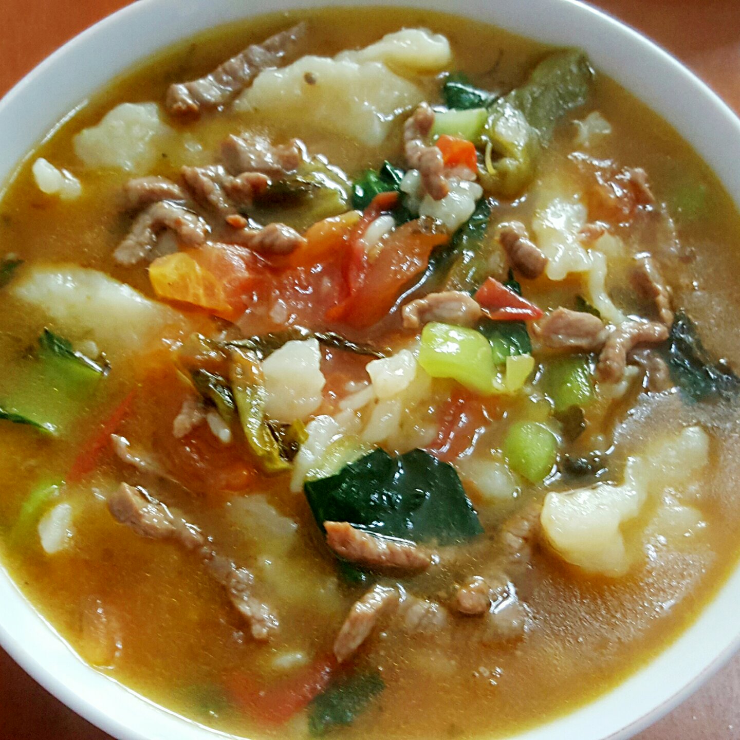 lhf315617做的番茄鸡蛋疙瘩面