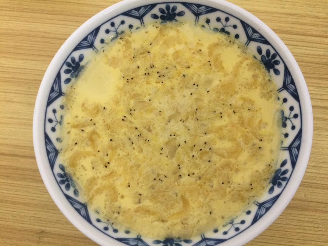 虾皮蒸滑蛋的做法