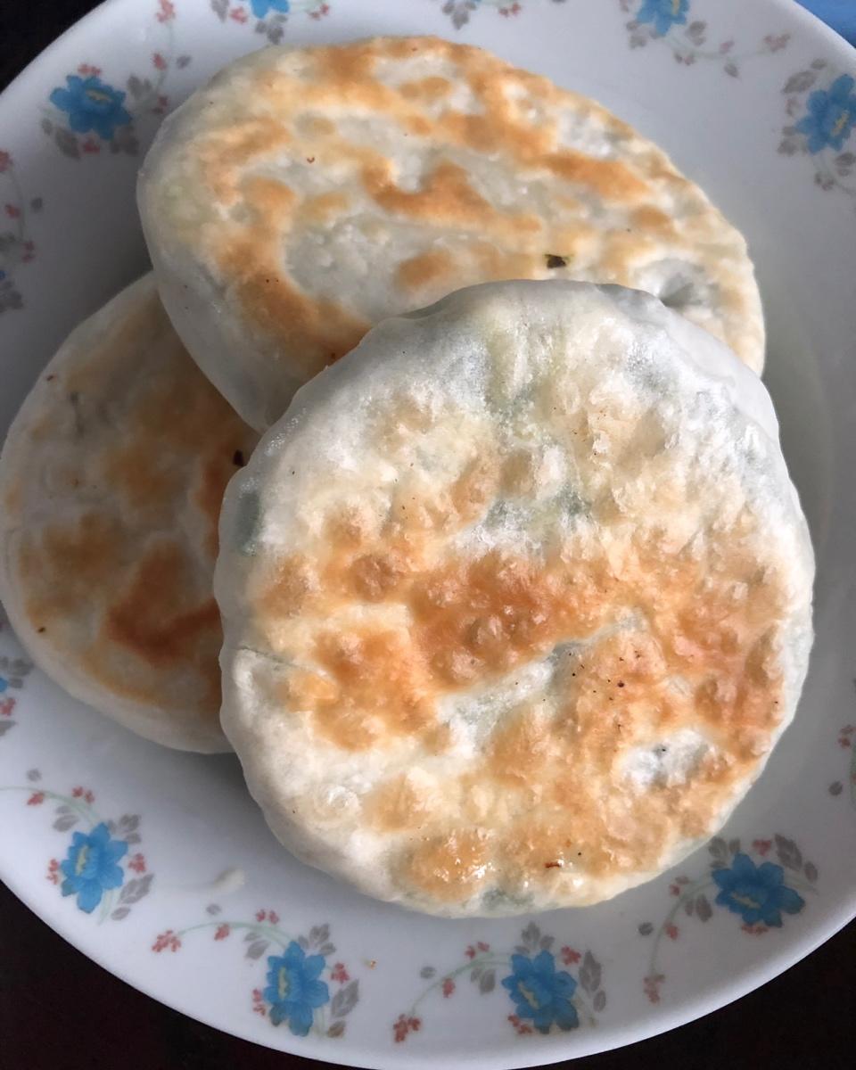 皮薄馅大～韭菜鸡蛋饼