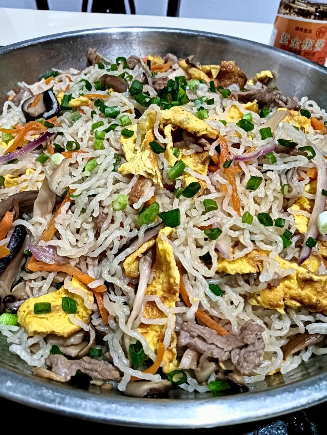 客家蒸（炒）米粉～家乡的早餐味