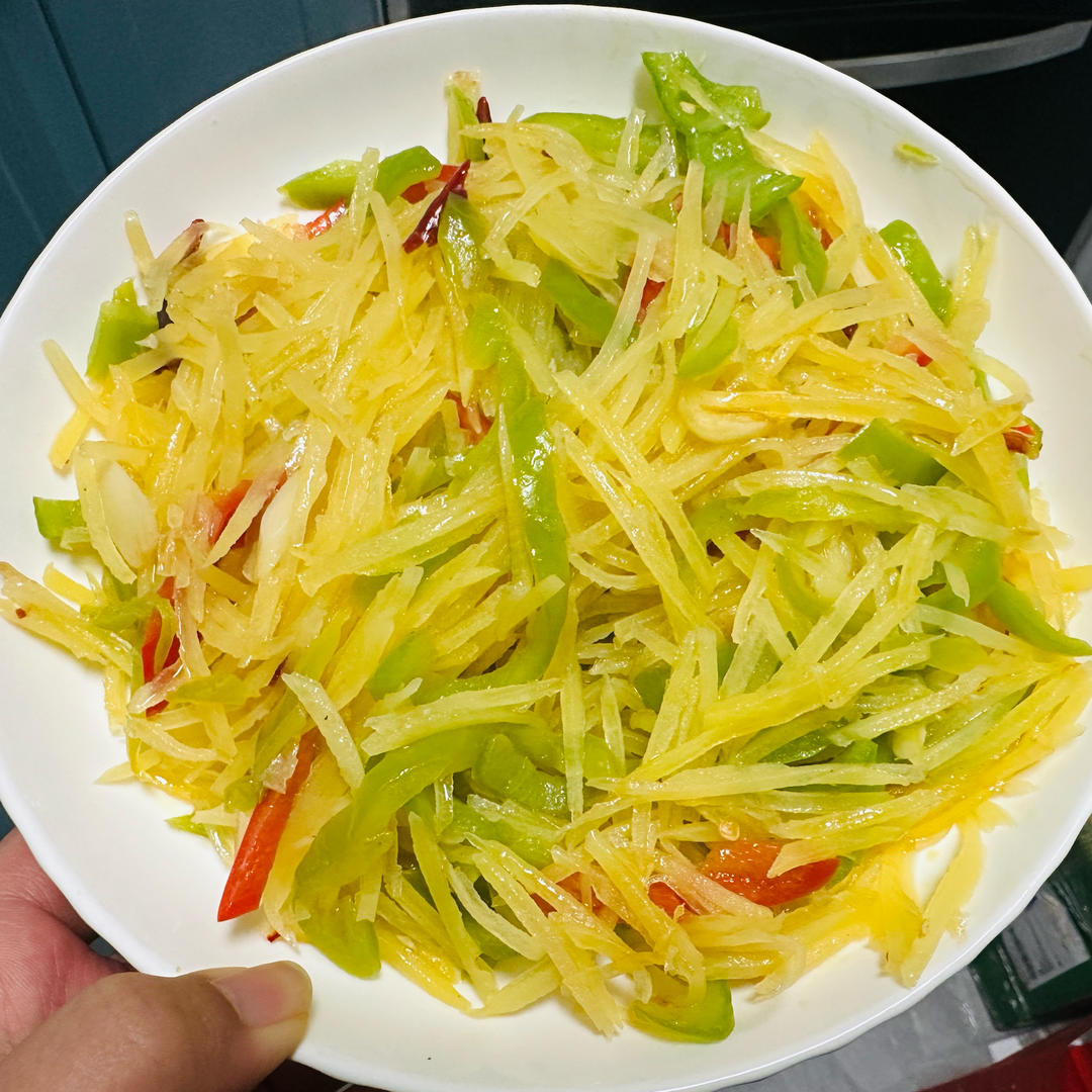 酸辣土豆丝的家常做法 超级下饭