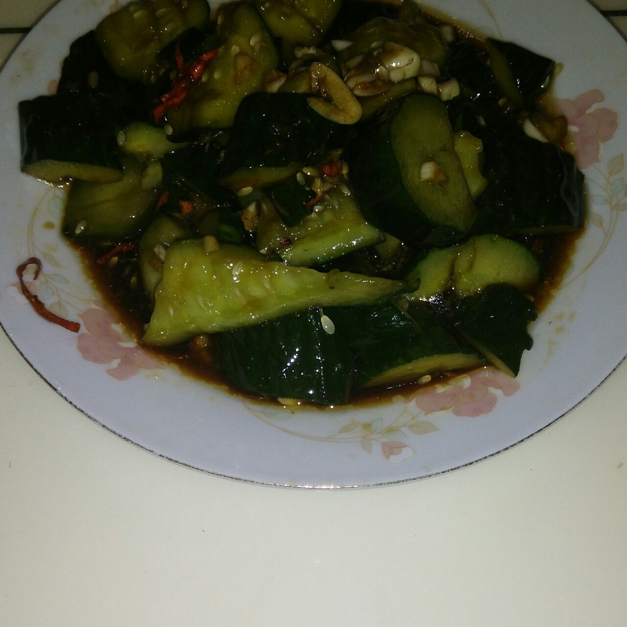 刀拍黄瓜