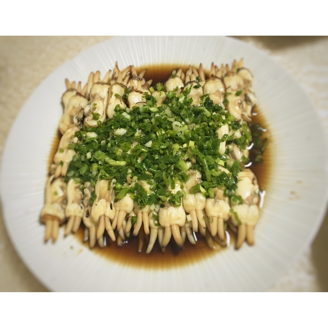 葱油蛏子