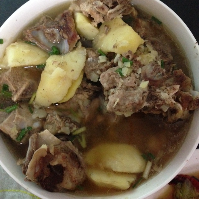 土豆炖排骨
