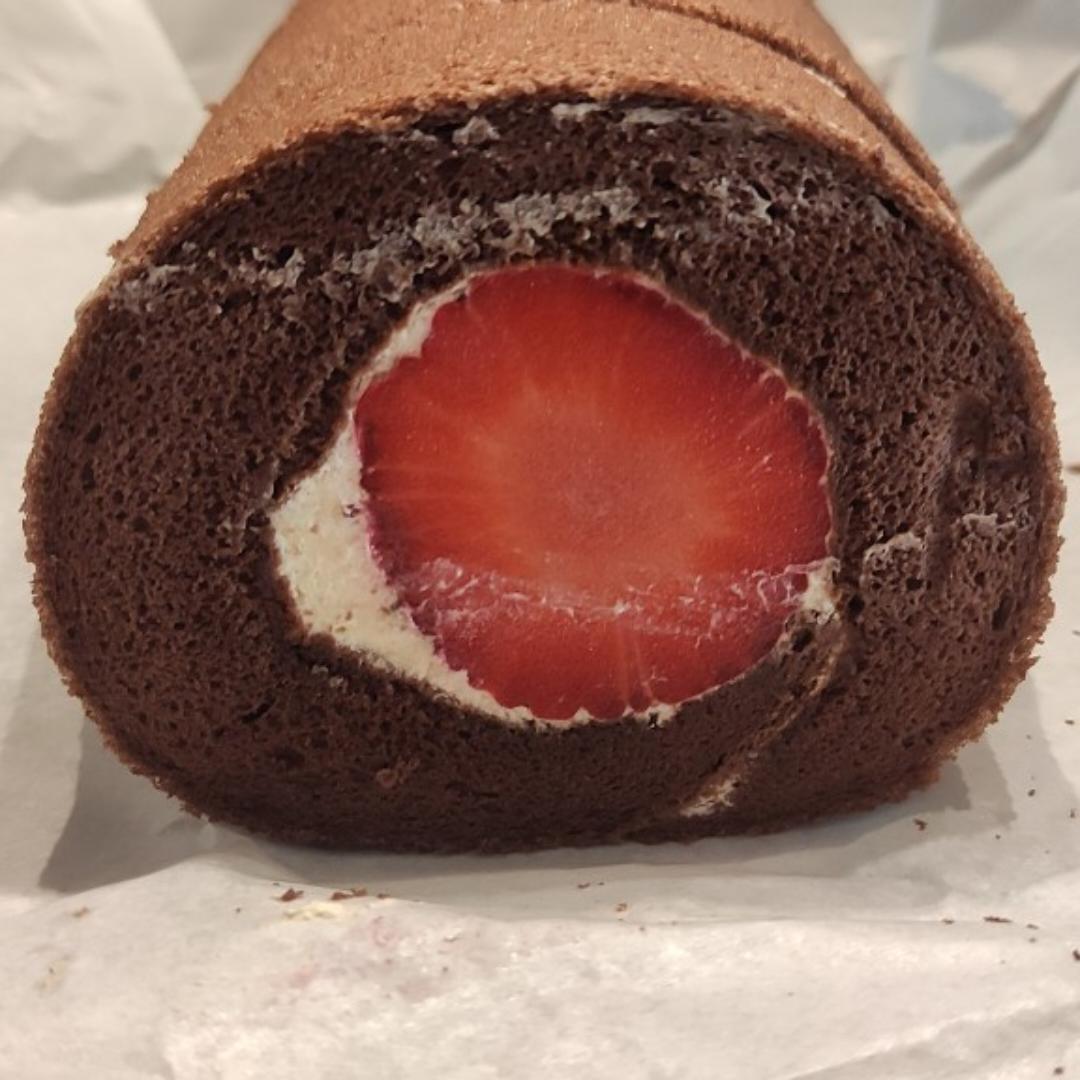 可可蛋糕卷🍰巧克力香缇奶油夹心