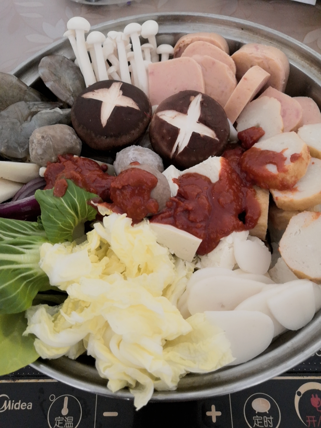韩式年糕火锅的做法
