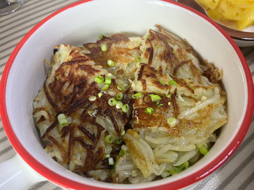 减脂一定要吃的土豆丝饼🥔外脆里软快手早餐
