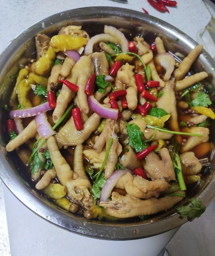 泡椒柠檬鸡爪的做法