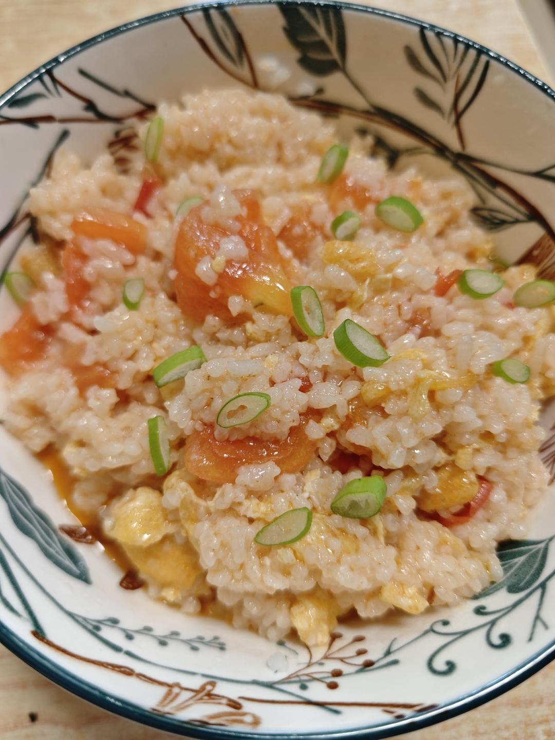 好吃的番茄炒蛋炒饭