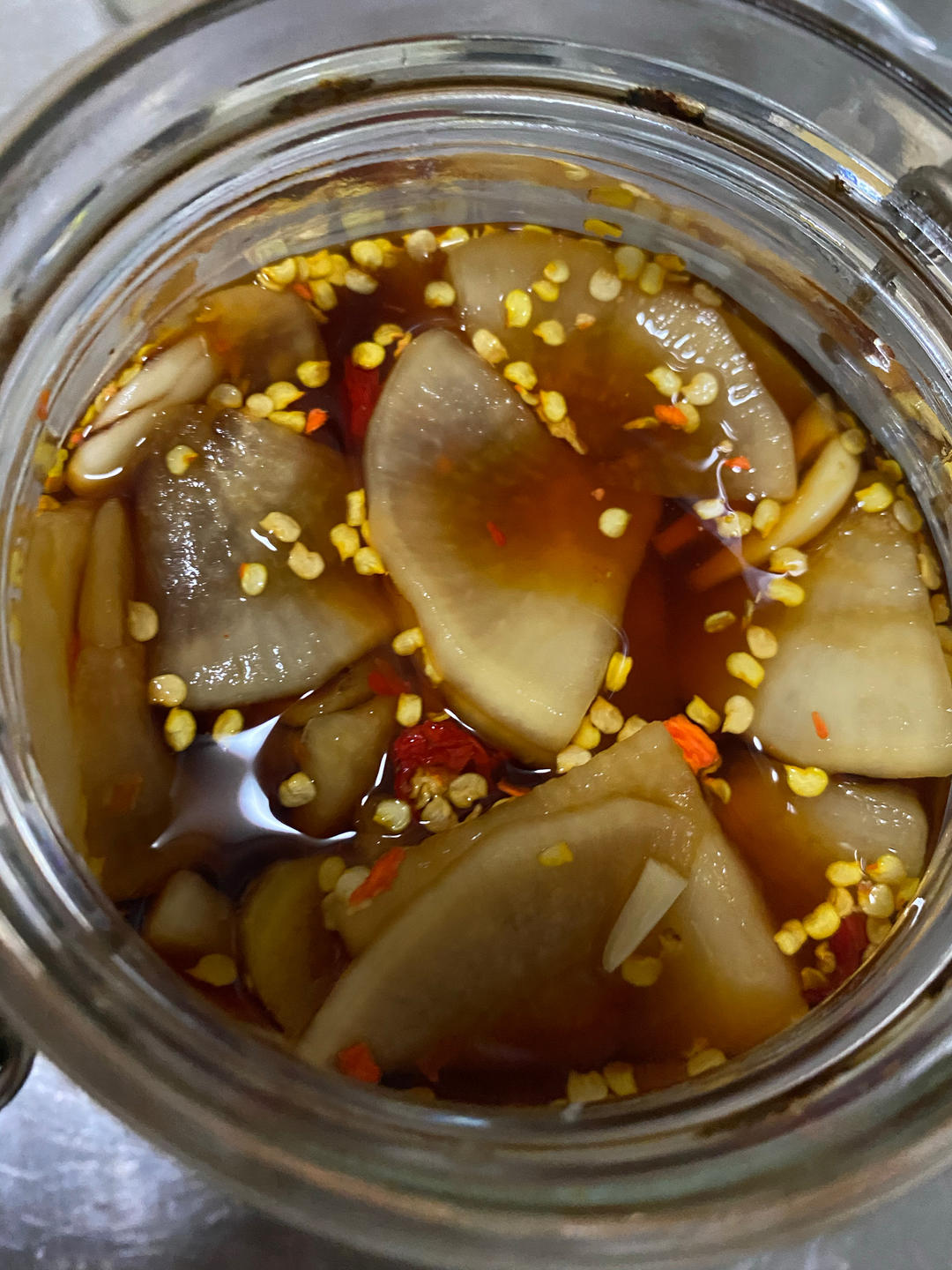 开胃爽口的小咸菜，脆爽萝卜夹