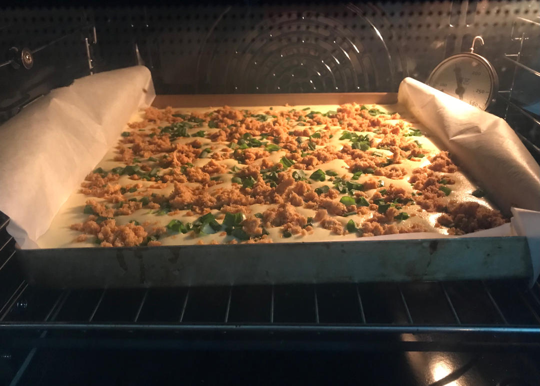 香葱肉松蛋糕卷-绵软细腻/可盐可甜