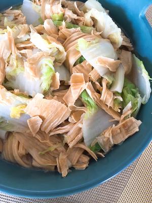 腐竹焖白菜的做法 步骤6