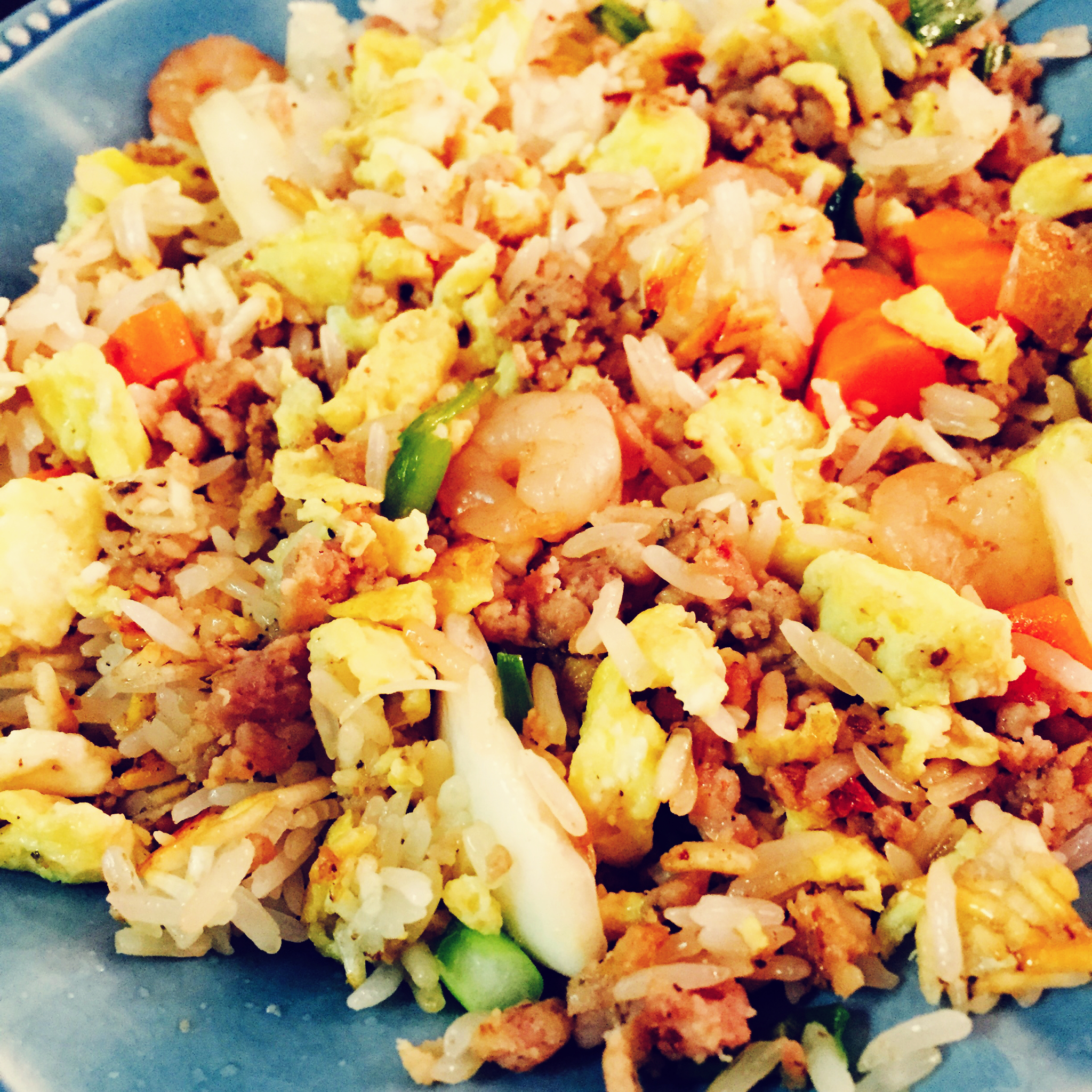 火腿鸡蛋炒饭