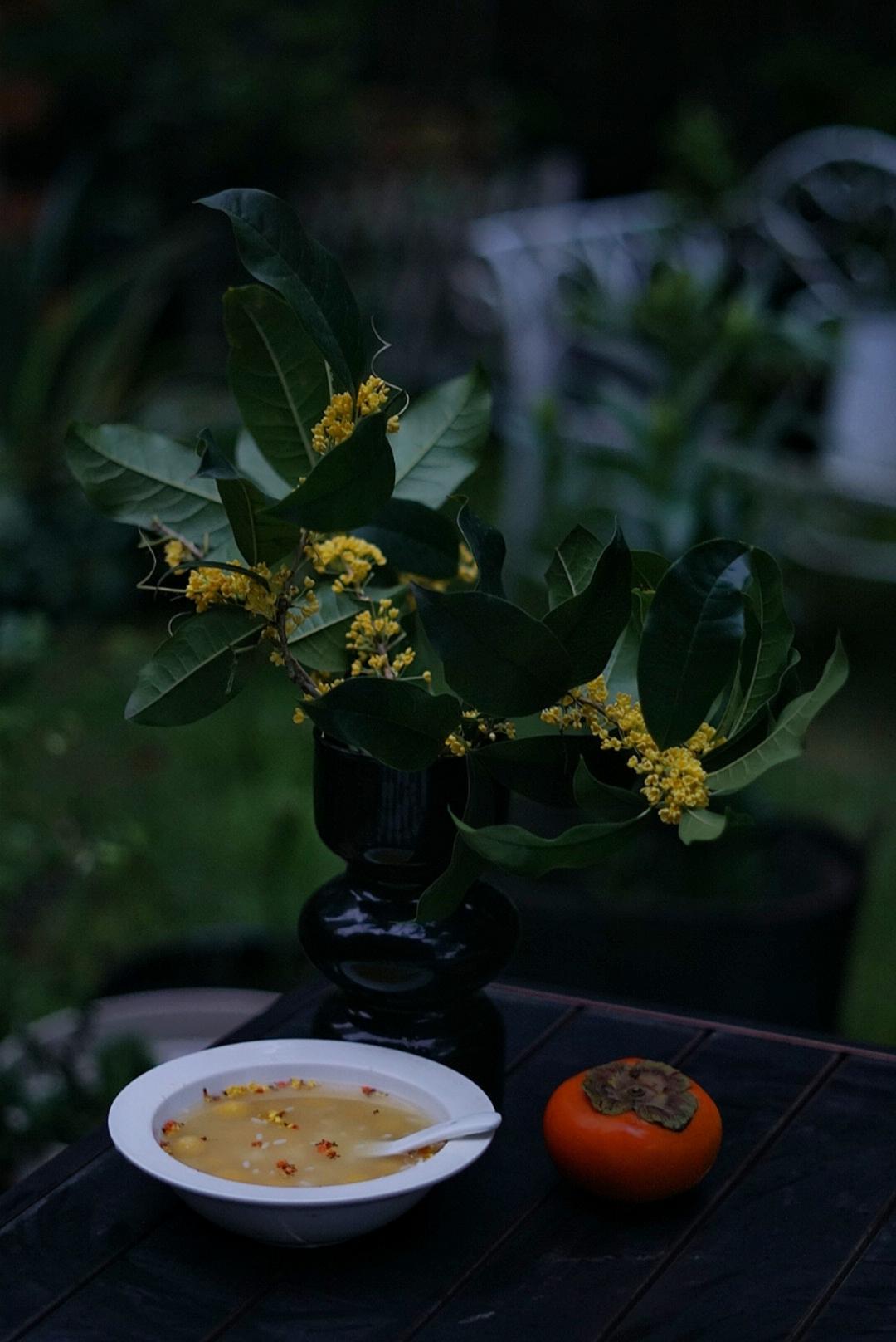 桂花酒酿南瓜小丸子