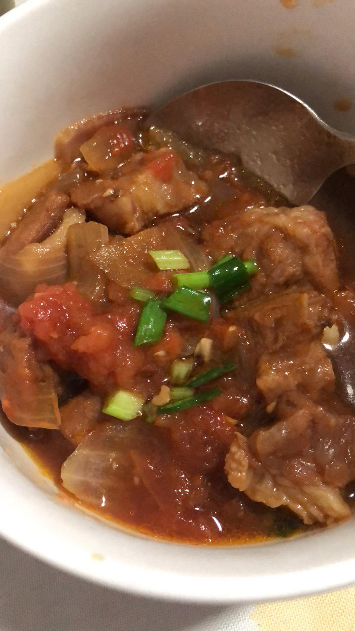 番茄炖牛腩（电饭煲懒人菜）