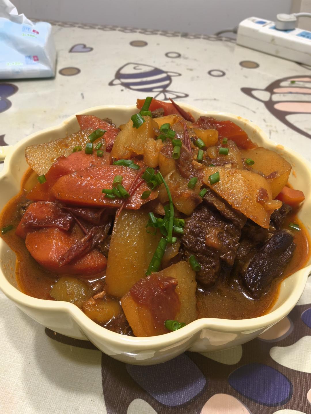 番茄土豆炖牛腩