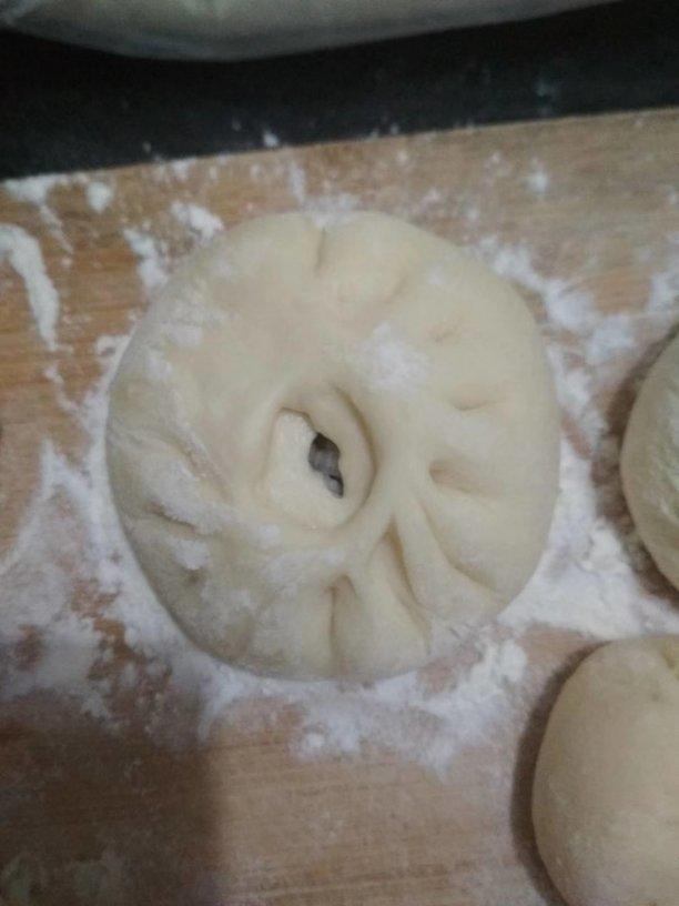 红萝卜圆白菜素菜包子（一次性发酵，附视频）